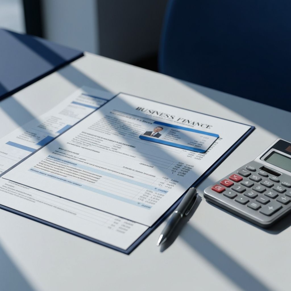 Required loan application documents